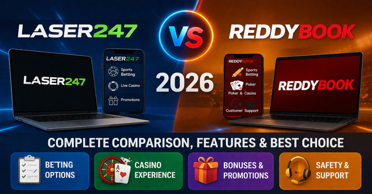 Laser247 vs Reddybook 2026