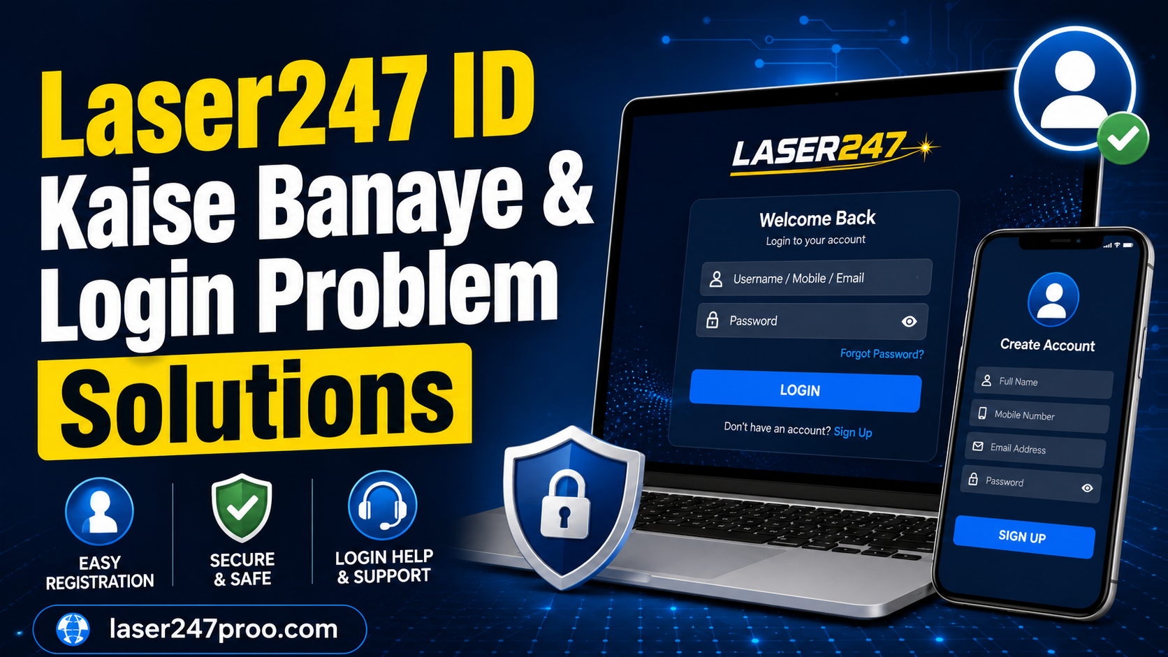 Laser247 ID Kaise Banaye